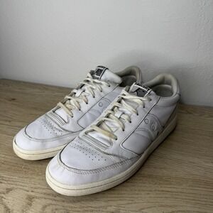 Saucony Jazz Court Leather Triple White Mens Size 12 US / 46.5 EU S70555-22